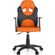 Erwachsene - Verstellbare Rückenlehne Gaming-Stühle MID.YOU JUGENDDREHSTUHL Orange, Schwarz