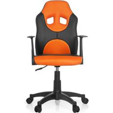 Gaming-Stühle hjh OFFICE MID.YOU JUGENDDREHSTUHL Orange, Schwarz
