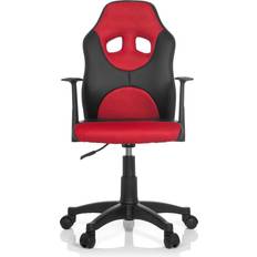 Gaming-Stühle hjh OFFICE MID.YOU JUGENDDREHSTUHL Rot, Schwarz
