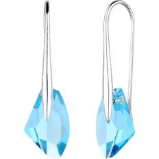 Elli damörhängen örhängen glamour lyxig elegant silver 925 silver, colore: Ljusblå, cod. 0309162614