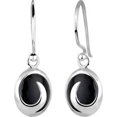 Elli Ohrringe Damen Sterlingsilber schwarz