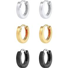 Kuzzoi KUZZOI Ørering - Guld/Sort/Sølv