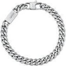 Joop! Armband rostfritt stål herr armsmycken, 21 cm, silver, levereras smyckeskrin, 2026989, Eine Grösse, Rostfritt stål, ingen ädelsten