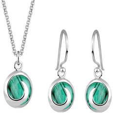 Parures de bijoux Elli Schmuckset Edelsteine 925 Sterling Silber