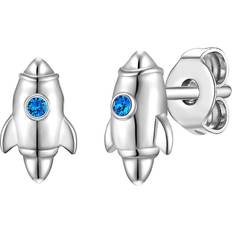 Glanzstücke München Childrens Unisex Lulus Little Things Kids Sterling Silver Earring - Silver