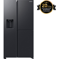 Samsung side by side Samsung RH68B8521B1/EG Side-by-Side hoch, Premium Silber, Schwarz