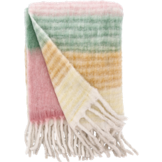 Filtar Villa Collection Styles Pläd Filt Gul, Grön, Brun, Rosa (170x130cm)