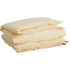 Gant Home Cotton Linen Butter Påslakan Gul, Lila