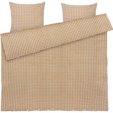 Juna Bæk&Bølge Bäddset Påslakan Beige, Blå (220x220cm)