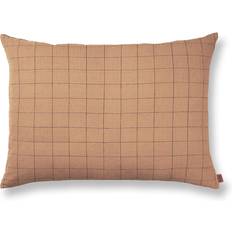 Ferm Living Cotton Grid Komplet pyntepude Brun (60x40cm)