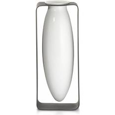 Philippi Interior Details Philippi Float Tall Ceramics Steel Powder Coated White Vase