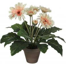 Interieur Details Mica Decorations Kunstplant Gerbera Creme 35 cm