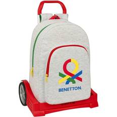 Gris Equipajes infantiles Benetton Safta Backpack With Wheels