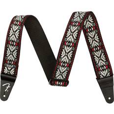 Fender guitar strap Fender Pasadena Woven Guitar Strap Red Snowflake