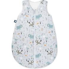 Julius Zöllner Baby året runt-sovsäck av jersey bomull, standard 100 av Oeko-Tex, Made in Germany, storlek 62, smarta vänner