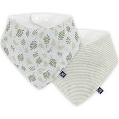 Alvi Babydekens Alvi Triangle sjaal 2-pack Drift Leaves grijs/groen Groen One Size