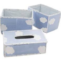 Roba storage basket Little Clouds 20 cm polyester blue