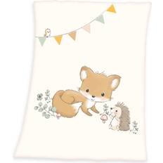 Herding babybest Coperta in microfibra di pile Forest Friends beige