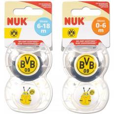 Holz Schnuller BVB BVB-Schnullerset NUK, Größe 01, transparent