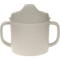 Grigio Bicchieri con beccuccio Lässig Tazza per bambini con manico e coperchio rimovibile 150 ml/Sippy Cup PP/Cellulose Uni choco