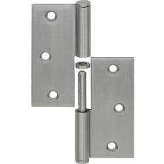 Spikes en Absorbers Vormann Deurbeslag Deurscharnier Roestvrij Staal 90 x 90 mm Links RF RVS Cilinderstift