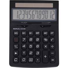 Maul ECO 850 Pocket calculator Black Display (digits) 12 solar-powered (W x H x D) 126 x 174 x 35 mm