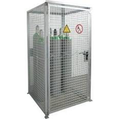 Bauer Gasflaschencontainer B1085xT1085xH2100mm m.Dach m.Flügeltor