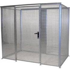 BBQ Furniture & Attachments Bauer Gasflaschencontainer B2400xT1500xH2100mm o.Dach m.Flügeltor