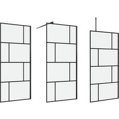 Brusevæg 90 cm Marwell Sörby Brusevæg 90 x 195 cm Sort