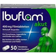 Rezeptfreie Arzneimittel IBUFLAM akut 400 mg 50 Stk. Tablette