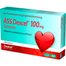 Rezeptfreie Arzneimittel ASS Dexcel 100 mg Tabletten