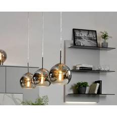 Taklampa Tokio Glas Rök Blank