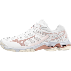 Rosa Volleybollskor Mizuno Wave Voltage White/rose/snow White