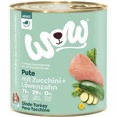 Hundenassfutter Wow Sparpaket Adult Pute 12x800g Dose Hundenassfutter