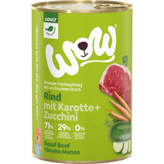 Hundenassfutter Wow Sparpaket Adult Rind 12x400g Dose Hundenassfutter