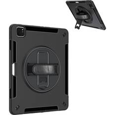 Accesorios de computadora 4smarts Carcasa Para Apple Ipad Air 13' 2024 Anillo De Soporte Bimaterial