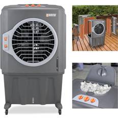 Air Coolers Mason & Deck 2800 CFM Indoor Outdoor Portable Evaporative Air Cooler for Amplified Cooling