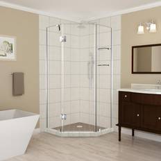 White Shower Doors Aston SEN961EZ-34-10 Merrick GS