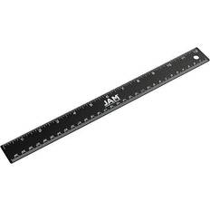 Jam Paper Stainless Steel Ruler 12-inch Nonskid Cork Back