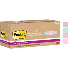 Sticky Notes Post-it 100% Recycled Paper Super Sticky Notes, The Sticking