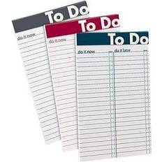 Amplio Do List Notepad 5'x8' 50Shts Color Rld 6/PK