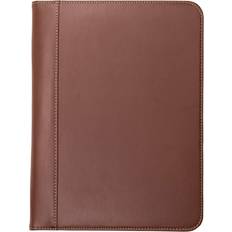 Samsill Contrast Stitch Leather Organizer Writing Pad