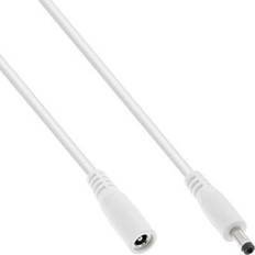 26801D DC Verl�ngerungskabel Stecker/Buchse 4.0x1.7mm weiss 1m-Exten