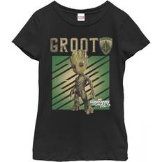 Marvel Barnkläder Marvel Girl's Guardians of the Galaxy Vol. Groot Growth Child T-Shirt Black
