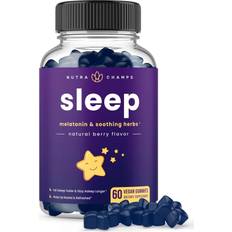 NutraChamps NutraChamps Sleep Melatonin & Soothing Herbs Gummies Berry