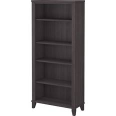 Gray Book Shelves Bush Somerset Tall Book Shelf