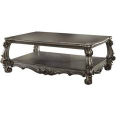 Silver - Wood Coffee Tables Acme Furniture Versailles Silver Coffee Table 41.3x59.4"