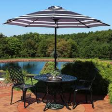 Parasols & Accessories Sunnydaze 9 Foot Umbrella with Push Button Tilt