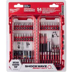 Power Tool Accessories Milwaukee 54-Piece SHOCKWAVE Impact Duty Driver Bit Set