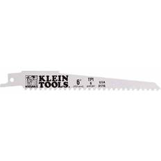 Power Tool Accessories Klein Tools 31716 5-Piece 6 in. 6 TPI Reciprocating Saw Blade Set